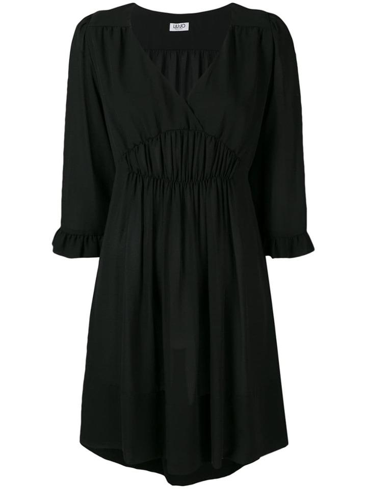 Liu Jo Ruched Front Dress - Black