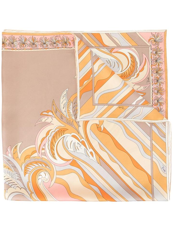 Emilio Pucci Rivera Print Scarf - Multicolour