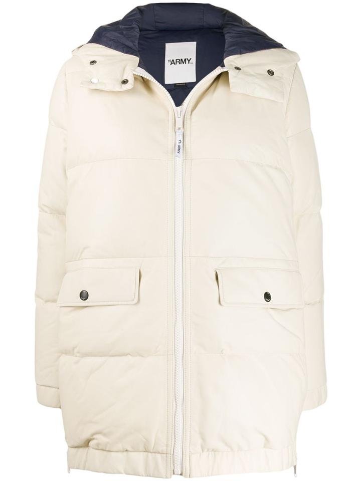 Yves Salomon Army Short Puffer Jacket - Neutrals