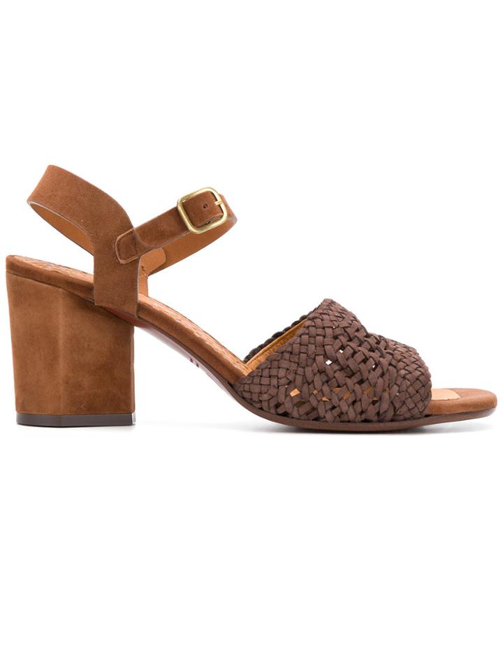 Chie Mihara Casual Woven Sandals - Brown