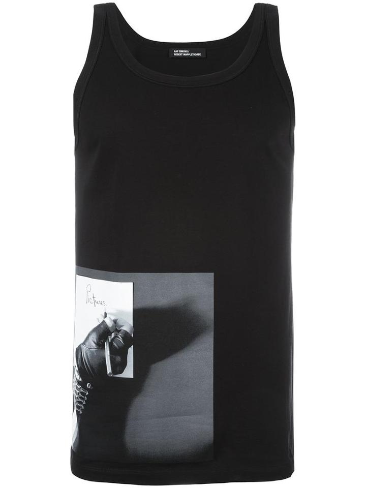 Raf Simons 'robert Mapplethorpe' Print Tank, Men's, Size: Large, Black, Cotton