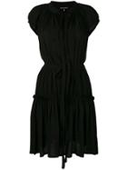Ann Demeulemeester Tiered Dress - Black