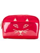 Charlotte Olympia - Cat Face Clutch - Women - Nylon - One Size, Red, Nylon