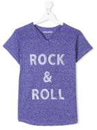 Zadig & Voltaire Kids Teen Rock & Roll Print T-shirt - Pink & Purple