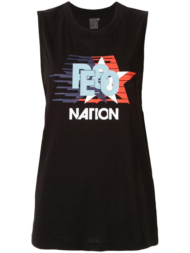 P.e Nation Aerial Tank Top - Black