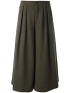 Ralph Lauren Microchecked Skirt, Women's, Size: 2, Green, Silk/wool