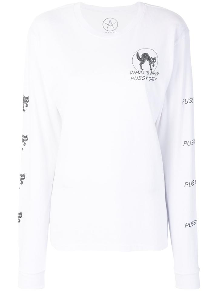 Local Authority Pussy Cat T-shirt - White