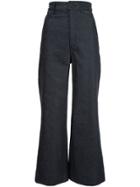 Proenza Schouler Cropped Flared Jeans - Blue