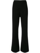Markus Lupfer Side-stripe Flared Trousers - Black