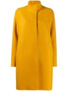 Harris Wharf London Concealed Button Coat - Yellow