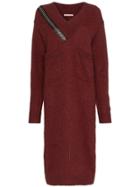 Christopher Kane Kane Ls Vn Drs Knt W Zip Shldr Maxi - Red