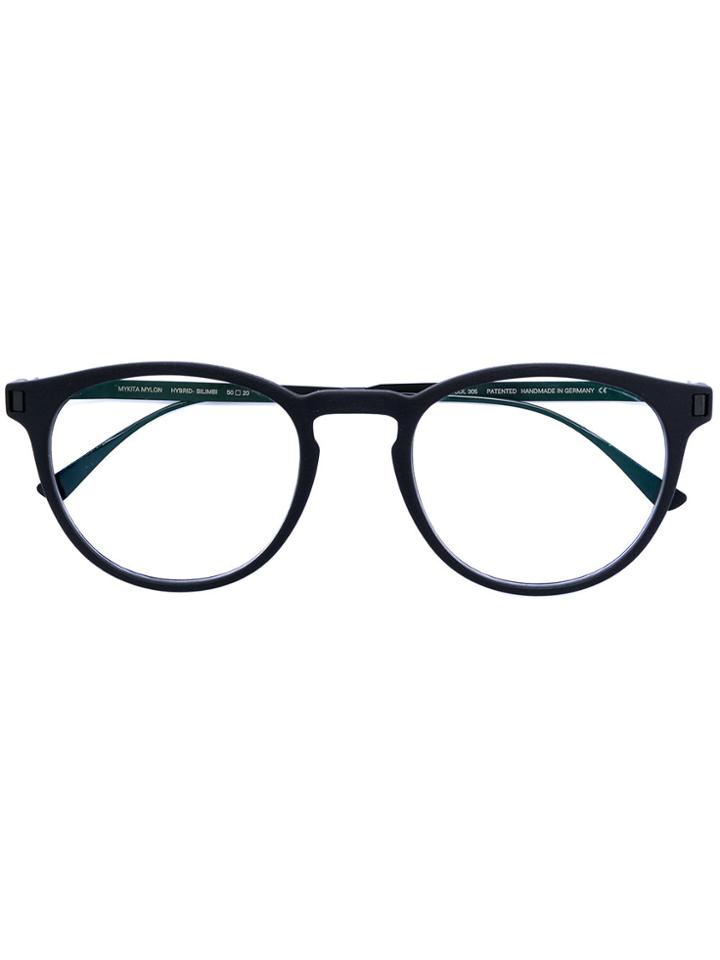 Mykita Classic Round Glasses - Black