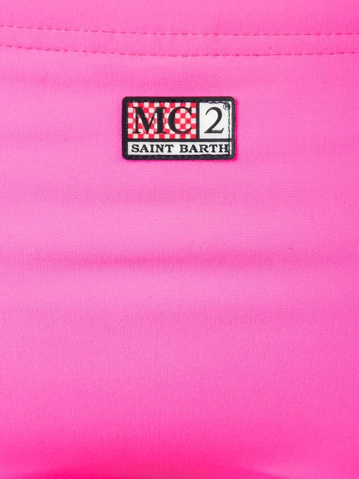 Mc2 Saint Barth - Utmost Swimming Trunks - Men - Polyamide/spandex/elastane - L, Pink/purple, Polyamide/spandex/elastane