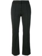 Luisa Cerano Printed Cropped Trousers - Multicolour