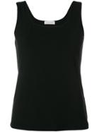 Le Tricot Perugia Fitted Tank Top - Black