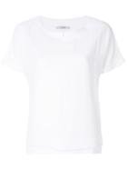 La Fileria For D'aniello Notched Neck T-shirt - White