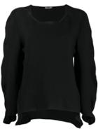 Issey Miyake Asymmetric Sweater - Black