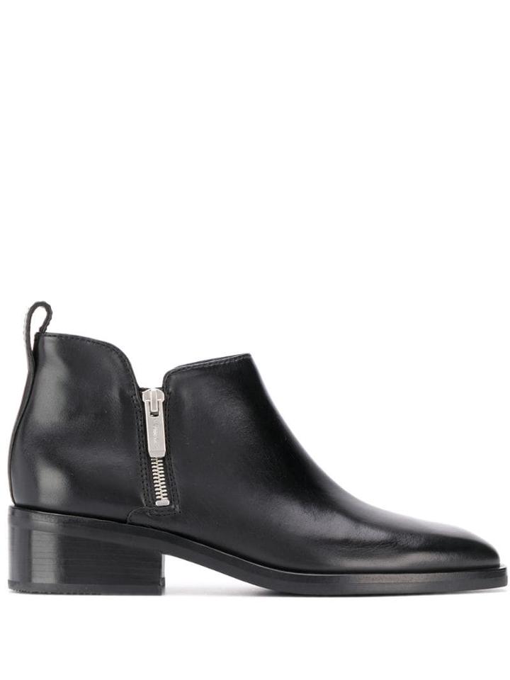 3.1 Phillip Lim Alexa Low Ankle Boots - Black