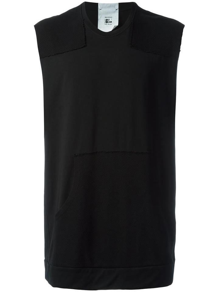 Lost & Found Rooms - Kangaroo Pockets Tank - Men - Cotton - L, Black, Cotton
