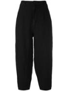 Transit Cropped Trousers, Women's, Size: 2, Black, Linen/flax