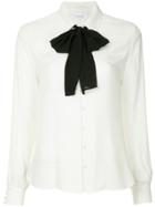 Frame Denim Bow Tie Blouse - White