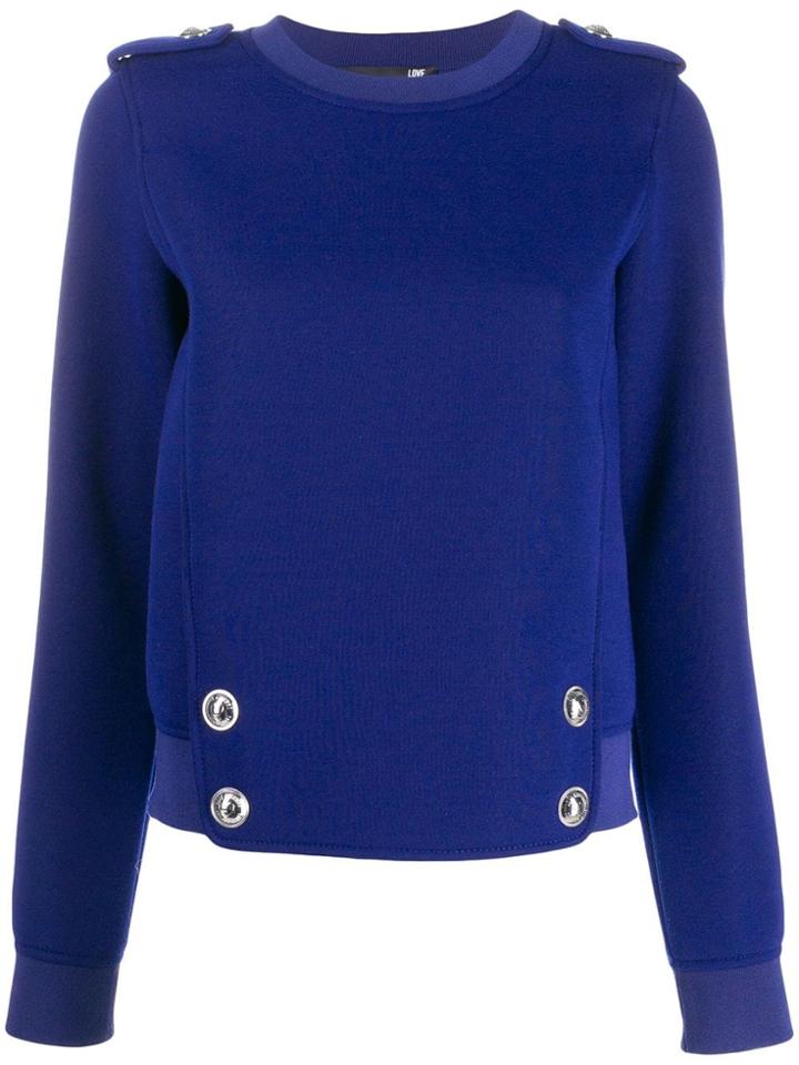 Love Moschino Bib Jumper - Blue