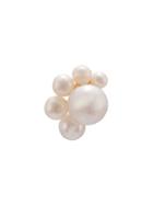 Sophie Bille Brahe 14kt Yellow Gold Federico Pearl Stud - White