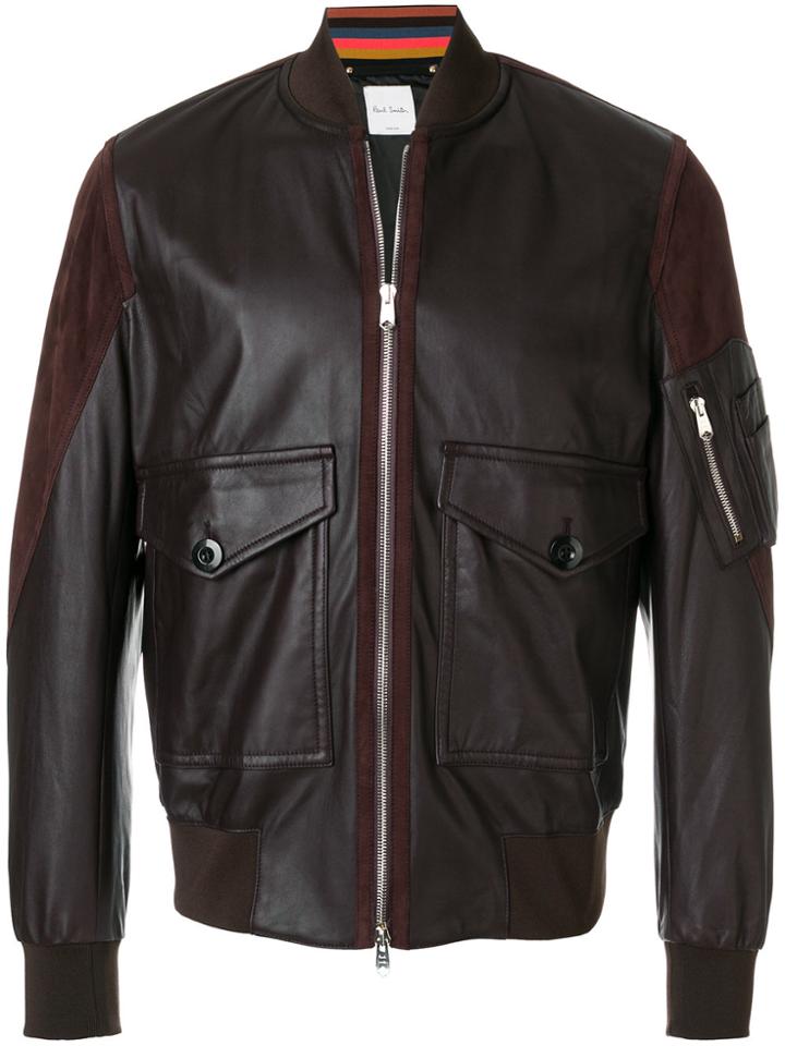 Paul Smith Bomber Jacket - Brown