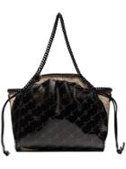 Stella Mccartney Black Falabella Transparent Pvc Tote Bag