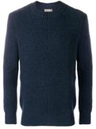 N.peal Waffle Knit Cashmere Jumper - Blue