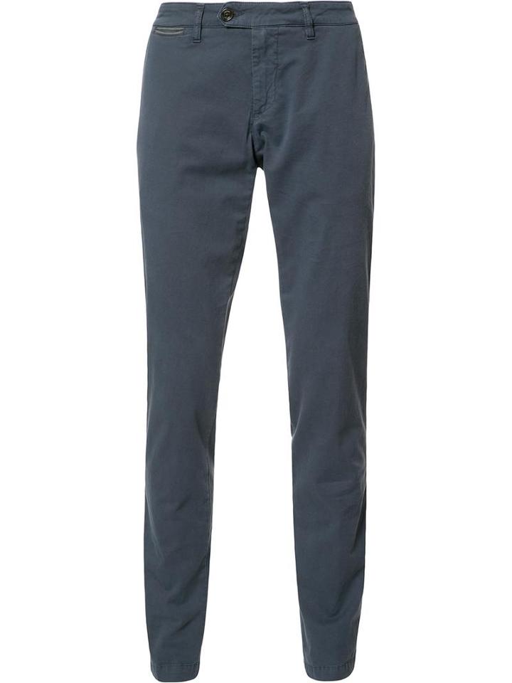 Eleventy Classic Chinos, Men's, Size: 34, Blue, Cotton