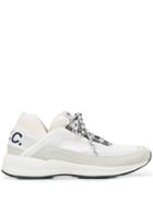 A.p.c. Mesh Panel Sneakers - White