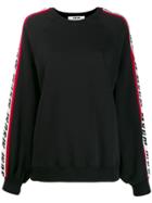 Msgm Side Logo Sweatshirt - Black