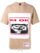 Liam Hodges I'm Ok Printed T-shirt, Men's, Size: Small, Nude/neutrals, Cotton