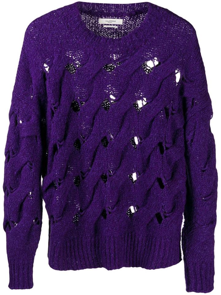 Isabel Marant Étoile Chunky Knit Jumper - Purple