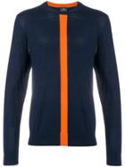 Ps By Paul Smith Stripe Detail Jumper - Blue