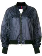 Moncler Elongated Sleeve Bomber Jacket - Blue