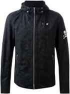 Loveless Camouflage Zip Jacket, Men's, Size: Medium, Black, Cotton/polyester/polyurethane