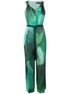 Max Mara Flared Jumpsuit - Green