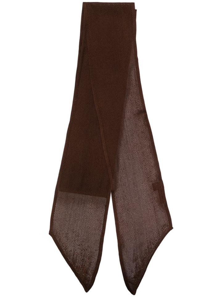 Tom Ford Slim Scarf - Brown
