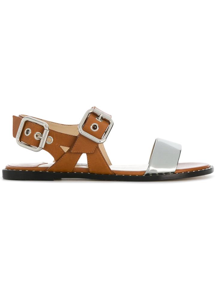 Jimmy Choo Astrid Flat Sandals - Brown