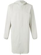 Rains - Long Hooded Jacket - Men - Polyester/polyurethane - S, Grey, Polyester/polyurethane
