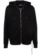 Mastermind Japan Rhinestone Skull Zip Hoodie - Black