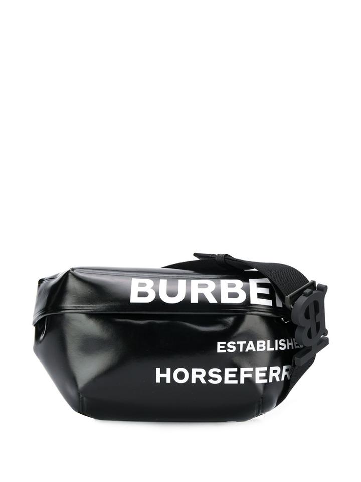 Burberry Logo Print Cross-body Bag - Black