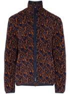 Lou Dalton Fleck Print Zip-up Fleece Jacket - Blue
