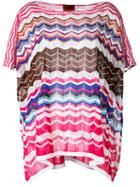 M Missoni Knitted Poncho, Women's, Cotton/viscose/polyester
