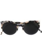 Retrosuperfuture 'lucia Puma' Sunglasses, Women's, Black, Acetate
