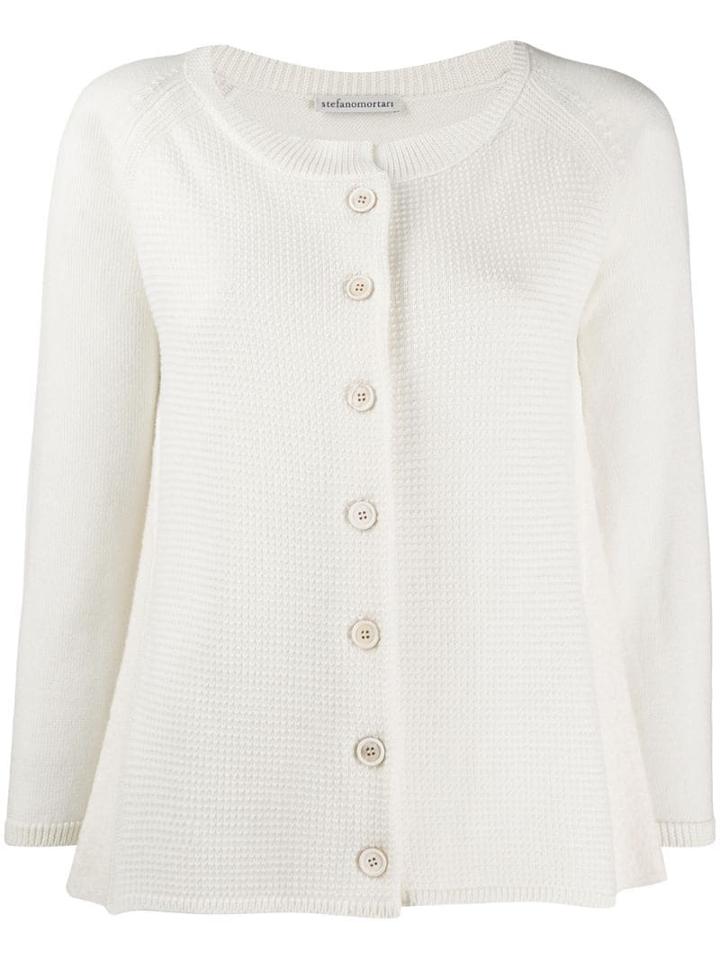 Stefano Mortari Button-up Cardigan - Neutrals