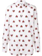 Givenchy Heart Print Shirt - White