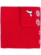 Philosophy Di Lorenzo Serafini Intarsia Knit Scarf - Red